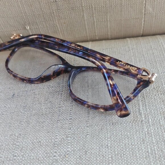 Longchamp Women Eyeglasses Frame Purple Tortoise Glasses Eye  Longchamp Women Eyeglasses Frame Purple Tortoise Glasses Eye Wear LO2633 51[]15